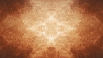 Poster - Intricate Abstract Light Patterns in Warm Tones and Textures