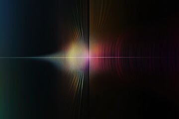 Aufkleber - Colorful abstract light streaks create a captivating visual experience with dynamic patterns and vibrant hues. Generative AI