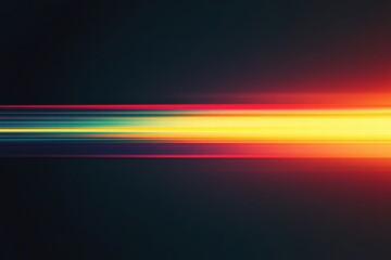 Poster - Vibrant light streaks creating a mesmerizing abstract design at twilight to capture the essence of movement and color. Generative AI