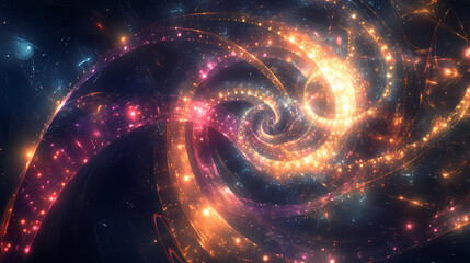 ethereal render abstract futuristic background with geometric wonders and technological brilliance. 