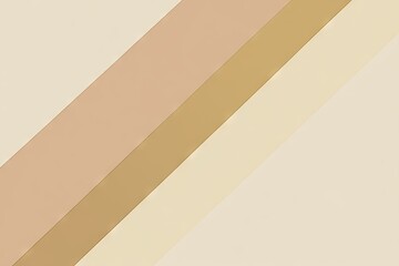 Poster - Abstract Diagonal Stripes Background with Beige and Brown Shades