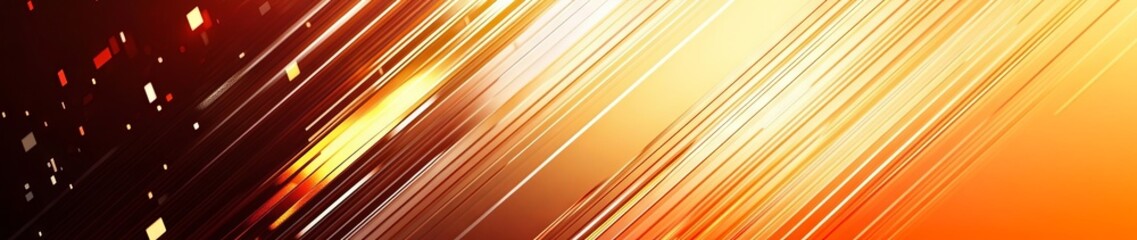 Aufkleber - Abstract Orange and Brown Diagonal Lines Background