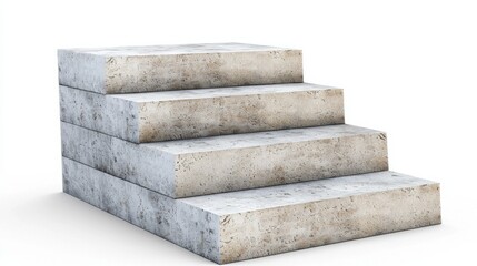 Poster - Modern Granite Stone Staircase in Minimalist Architectural Design with Clean Geometric Shapes and Patterns