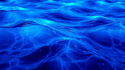 Poster - Blue Water Texture Background