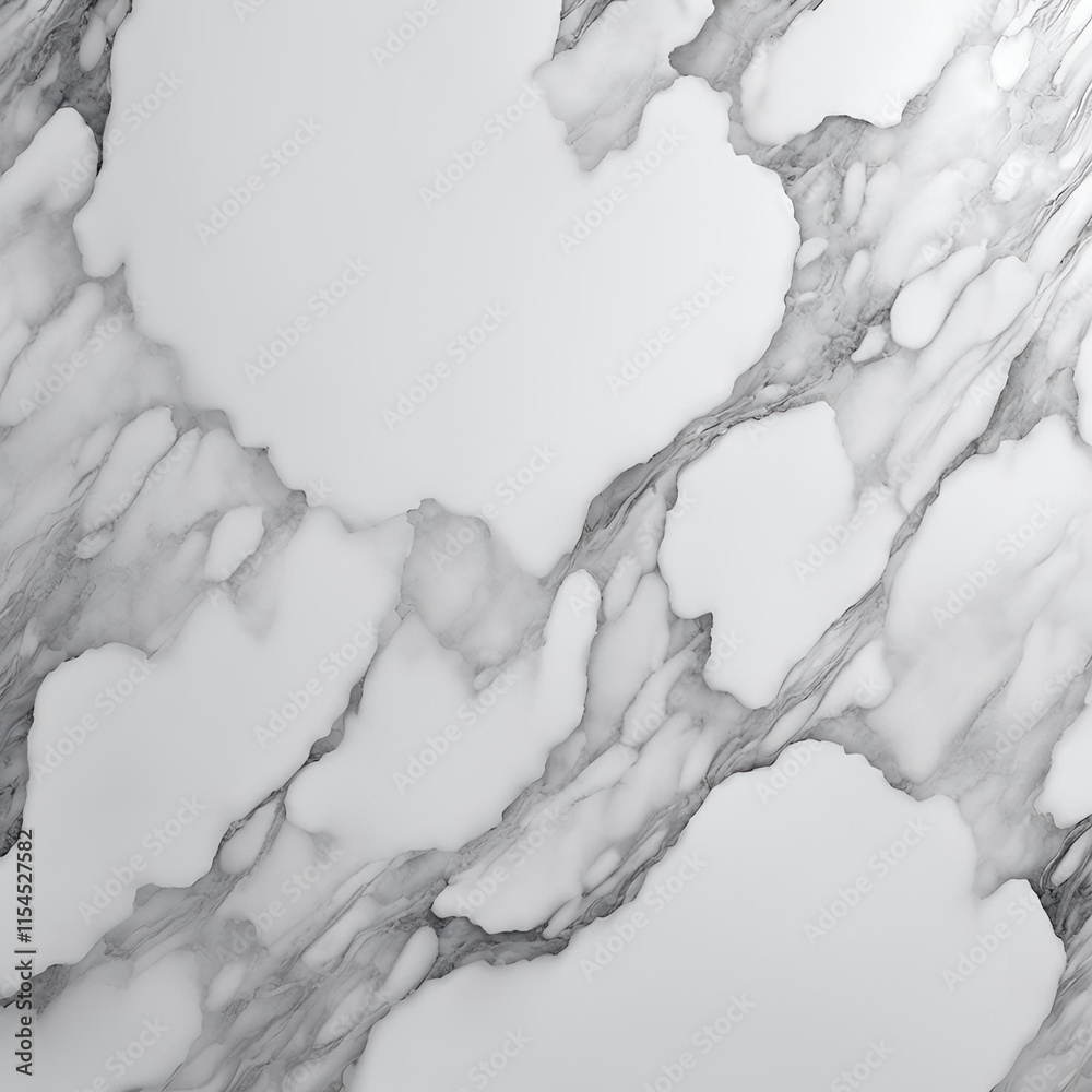 Elegant White Marble Texture with Natural Gray Veins, High-resolution ...