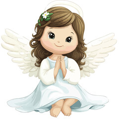 Wall Mural - angel clip art, clip art concept
