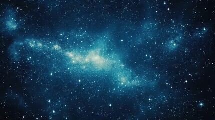 Wall Mural - deep space nebula with stars and cosmic dust.