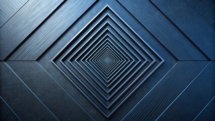 A blue image of a diamond shape with a lot of lines