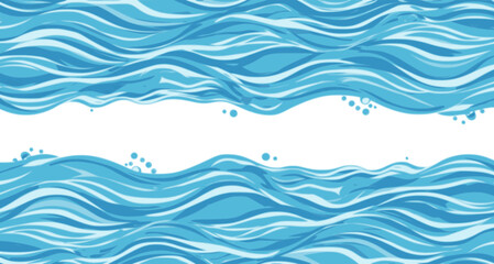 Wall Mural - ocean ripples texture. one-color background with waves on a water surface. one color background with