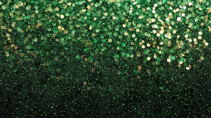 Wall Mural - Green Glitter Texture for Abstract Christmas Background Design