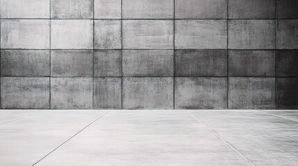 Poster - Dark Concrete Wall with Ample Space for Text and Design Elements