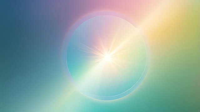 Hyber realistic photo of A holographic pastel-colored gradient sphere in green, and yellow,abstract, illustration, vector, modern,