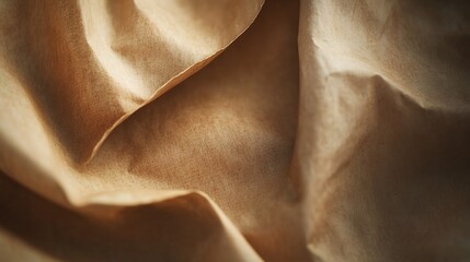 Poster - Close-Up of Old Brown Paper Texture Background for Creative Use