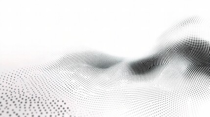 Poster - Abstract Halftone Patterns on White Background for Graphic Design