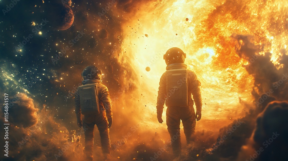 Navigating The Rift Indian astronaut navigating through cosmic rift lead parallel universe ...