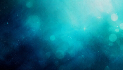Fototapete - Emerald, dark blue, and green Teal, agua, jade, and sea sky fuel abstract background in blue and turquoise. gradient ombre color. Grain mesh noise. Metallic sheen, sparkle, and light brightness