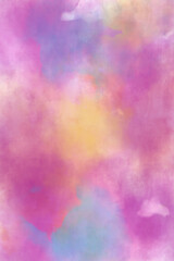 Wall Mural - Abstract watercolor digital art painting soft focus for texture background	