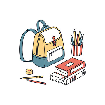 Back to school design element