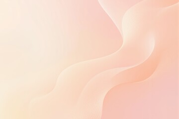 Poster - Abstract pastel background with soft flowing wave pattern.