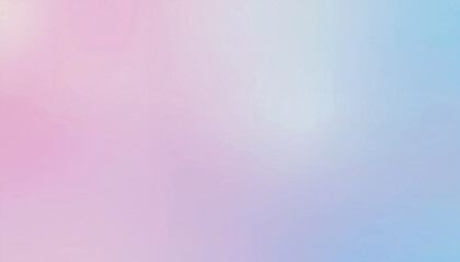 Fototapete - Soft pastel gradient background with pink and blue colors