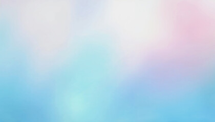 Fototapete - Soft pastel gradient background with pink and blue colors