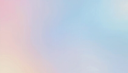Fototapete - Soft pastel gradient background with pink and blue colors