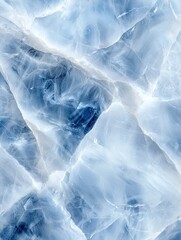 Poster - Exploring the texture of polished sodalite nature's gemstones close-up deep blue tones abstract concepts