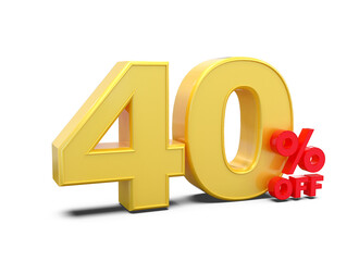 40 Percent Gold offer in 3d