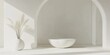 © Rasim - A simple and minimalistic setting is depicted against an abstract white backdrop, emphasizing the essence of simplicity in design.