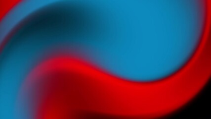 Wall Mural - Abstract design featuring smooth gradients of red and blue.