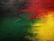 © Tonton54 - black history month canvas grunge texture concept. Vibrant abstract colors in black, red, green, and yellow blend smoothly.