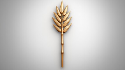 Poster - Wooden Arrow Symbol Design for Tribal or Nature Themes