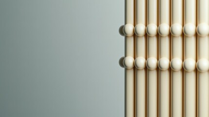 Poster - Minimalist Architectural Patterns and Geometric Shapes Forming a Harmonious Neutral Interior Design Aesthetic