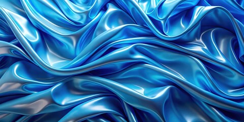 Wall Mural - Abstract blue smooth plastic pattern background, abstract, blue, smooth, plastic, pattern, background, texture, vibrant