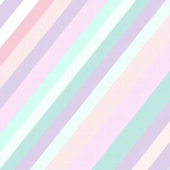 Poster - Soft striped pattern design featuring pastel colors in diagonal arrangement over a subtle background. Generative AI