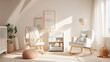 © Olha_B - Cozy and stylish baby nursery