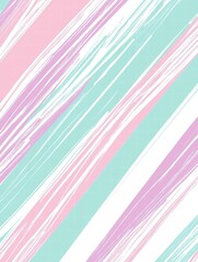 Aufkleber - Striped pattern in pastel colors showcasing bold strokes and diagonal lines in a vibrant design. Generative AI