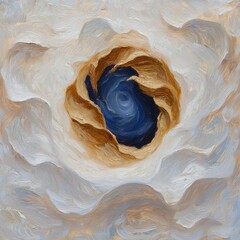 Poster - Celestial radiance event ethereal space baroque oil painting dreamy environment surreal viewpoint