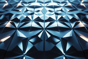 Poster - intricate geometric patterns create mesmerizing visual effect wi