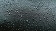 © AI Photo Stock - Close Up of Water Droplets on Flat Roof Surface - Waterproofing, condensation, texture, surface, rain.  A close-up image depicting water droplets on a flat surface, highlighting texture and waterproof
