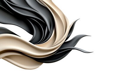 Wall Mural - Charcoal grey and platinum abstract background. Matte finish with a touch of metallic shine. Dynamic wave patterns and nuanced shadows add a sense of sophistication. Ideal for contemporary and sleek d