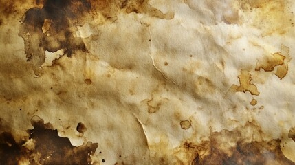 Poster - Abstract stained paper background with vintage texture and earthy tones for artistic and creative design use.