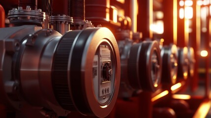 Poster - Detailed Motors with Technical Accuracy in Workshop Setting
