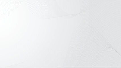 Aufkleber - Gray background with dynamic wave lines. Abstract background with business lines