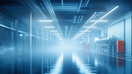 Poster - High-Tech Electrical Equipment in Industrial Setting