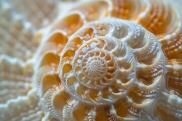 Poster - Intricate details of a vibrant oceanic organism showcasing striking colors and patterns under natural light