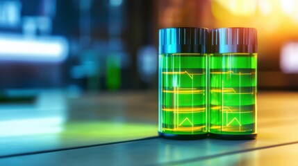 Poster - Vibrant Eco-Friendly Technology in a Bright Laboratory