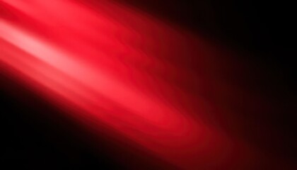 Poster - a diagonal beam of red light against a black background, creating a dramatic and captivating effect