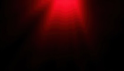 Poster - abstract dark background with vibrant red light streaks, creating a mysterious and atmospheric effect. The contrasting colors and dynamic lines evoke energy and intrigue.