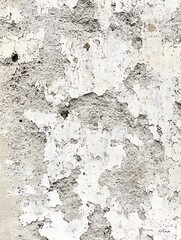 Aufkleber - Distressed White Cracked Wall Texture for Vintage and Urban Art Designs High Quality Background : Generative AI